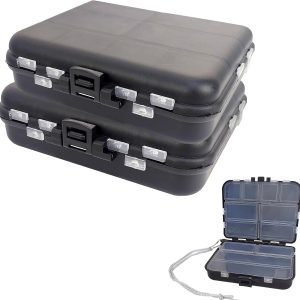 Aventik Fishing Tackle Box Tackle Utility Boxes Plastic Box Storage Organizer Box Fishing Tackle Storage(Hook box-12C)